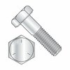 Newport Fasteners Grade 5, 1/4"-28 Hex Head Cap Screw, Zinc Plated Steel, 1 in L, 100 PK 870399-100